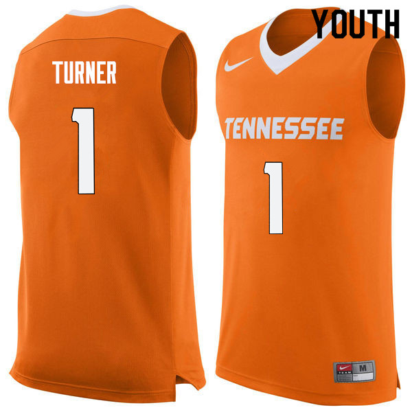 Youth #1 Lamonte Turner Tennessee Volunteers College Basketball Jerseys Sale-Orange